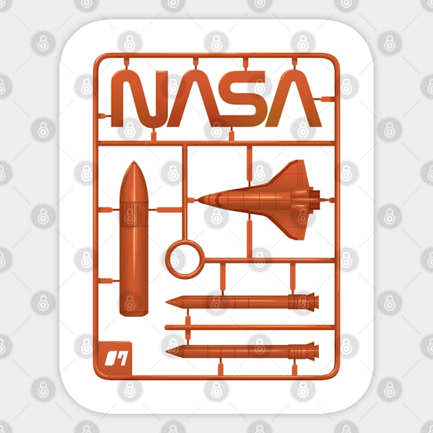 Nasa Model Sticker by HisDesign